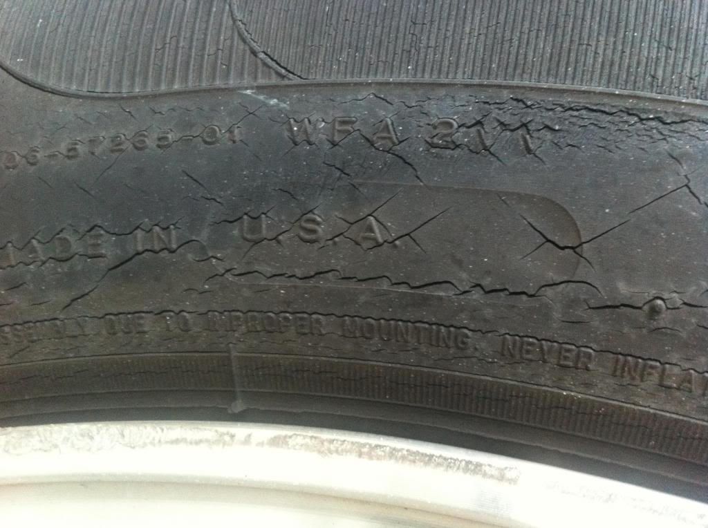 Michelin Tire Cracking