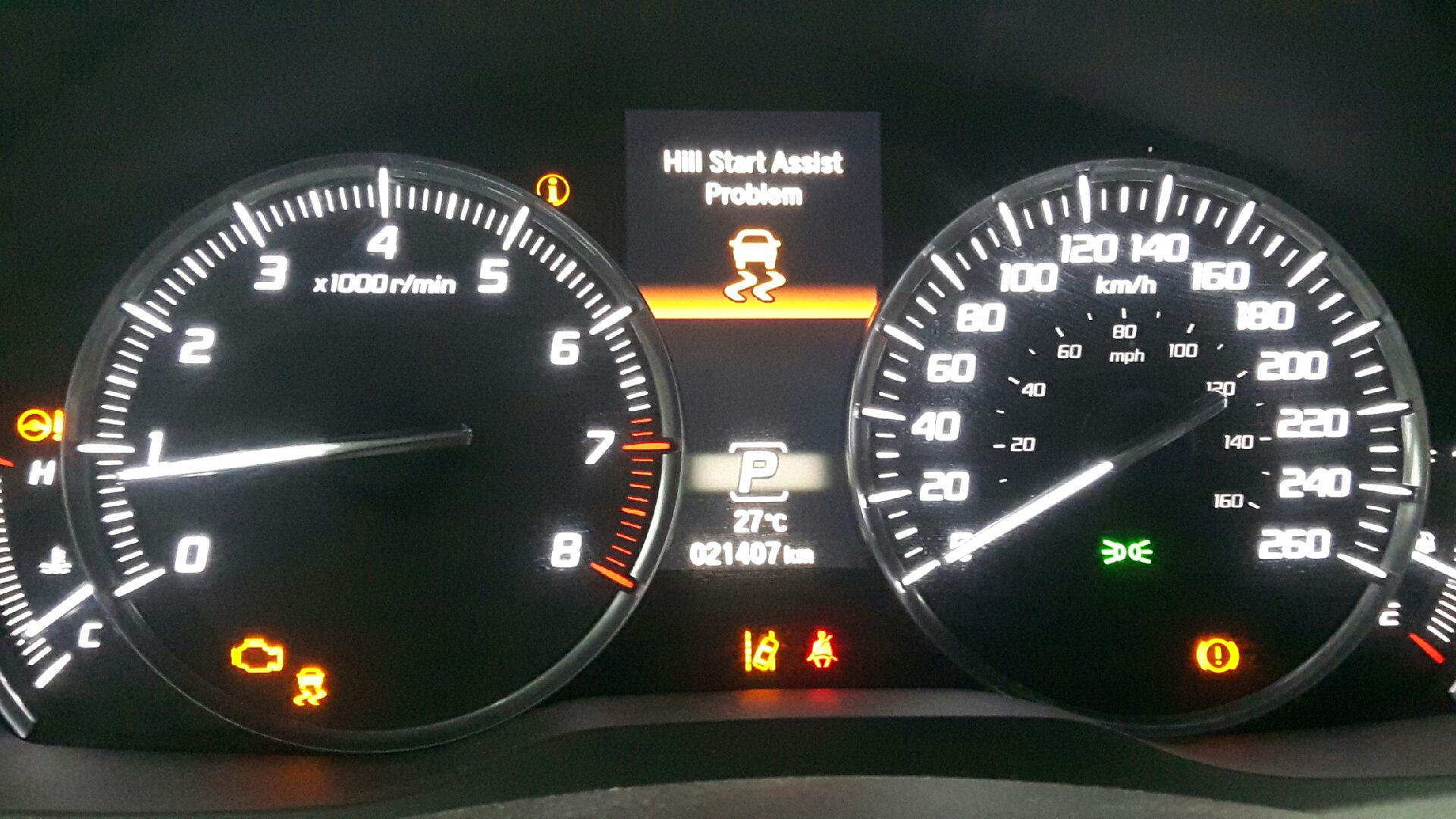 2016 Mdx Tech Shawd All Warning Light Come On Acurazine Acura Enthusiast Community