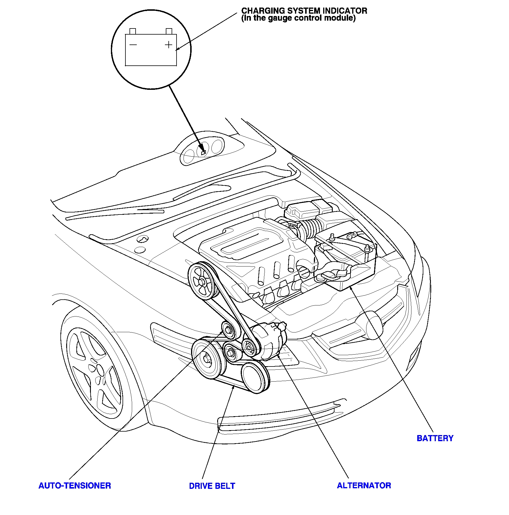 2008 toyota highlander belt tensioner