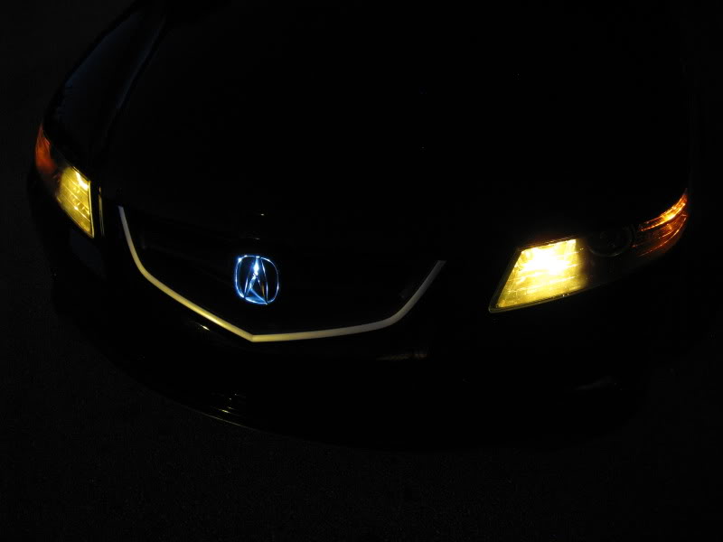 Acura light up deals emblem