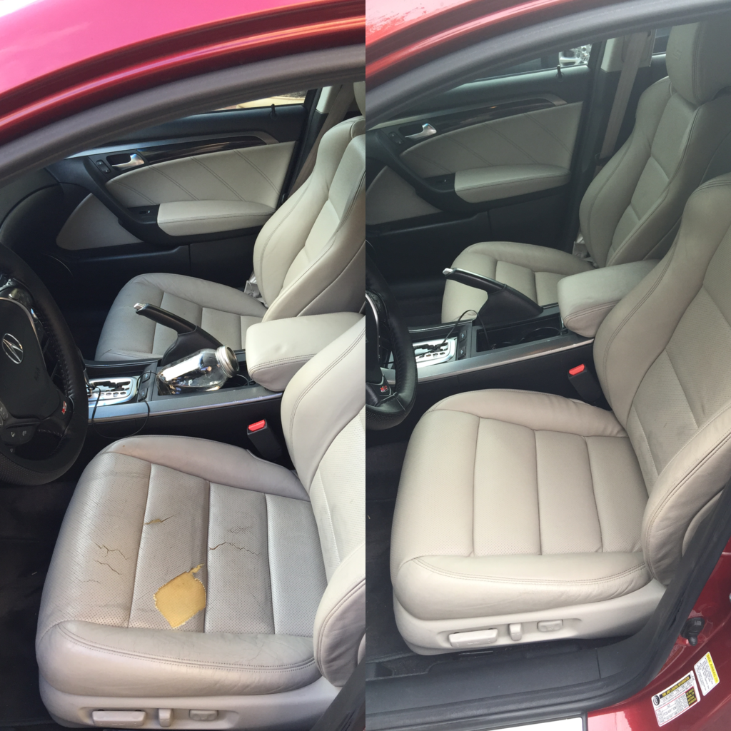 Driver seat leather tear- Replace seat cover - AcuraZine - Acura Enthusiast  Community