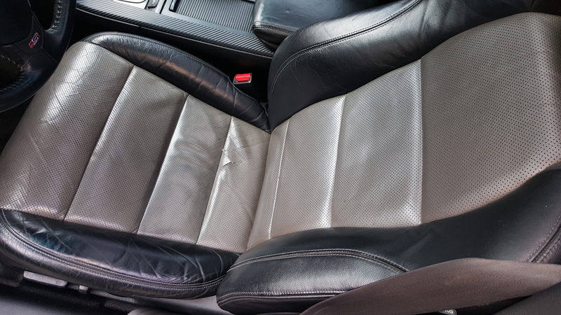 Cracks in leather/ette seat