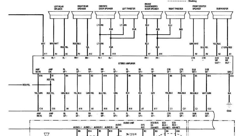 Tl Audio Wiring Color Codes Acurazine, Amp Wiring Diagram 2005 Acura Tl