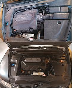 2005 Acura TL, new life for old car, slow build-engine-bay-comp.jpg