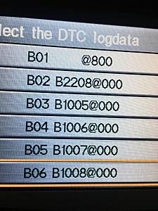 Keep getting these DTC on the Nag screen-6a1d92c7-81b7-4b85-bed1-0494ef1089bf.jpeg