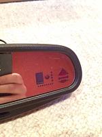 Valentine One Laser Etched into 3rd Generation TL RearView Mirror-photo.jpg