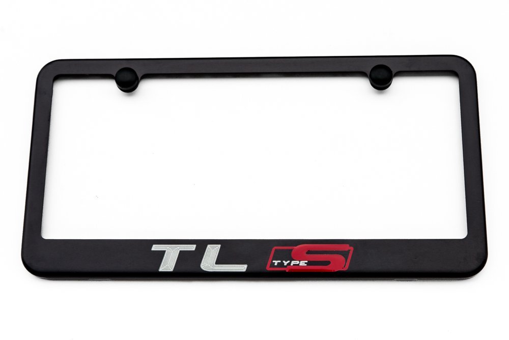 SOLD Acura TL Type-S BLACK CHROME License Plate Frame - Engraved (FREE ...