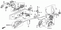 Front driver side door actuator/lock assembly-sep4b5310a.gif