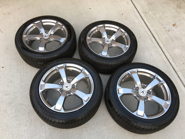 CLOSED Set of 4 Rims and Tires SH-AWD 4th gen TL - AcuraZine - Acura ...