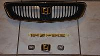 Golden JDM Inspire Trunk Emblems / Golden JDM Saber Grille 99-01/ HOA Badges-20160121_234325.jpg