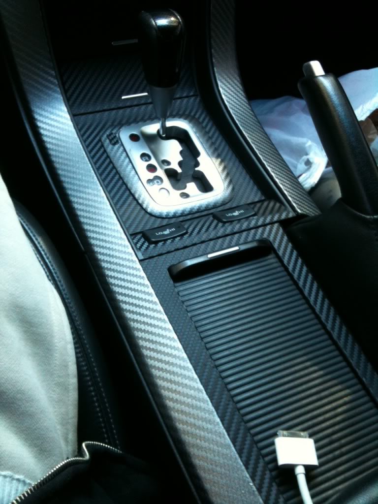 Carbon fiber/vinyl wrap for those two center silver pieces - AcuraZine ...