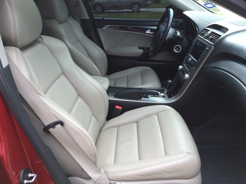 2008 acura tl type s seats